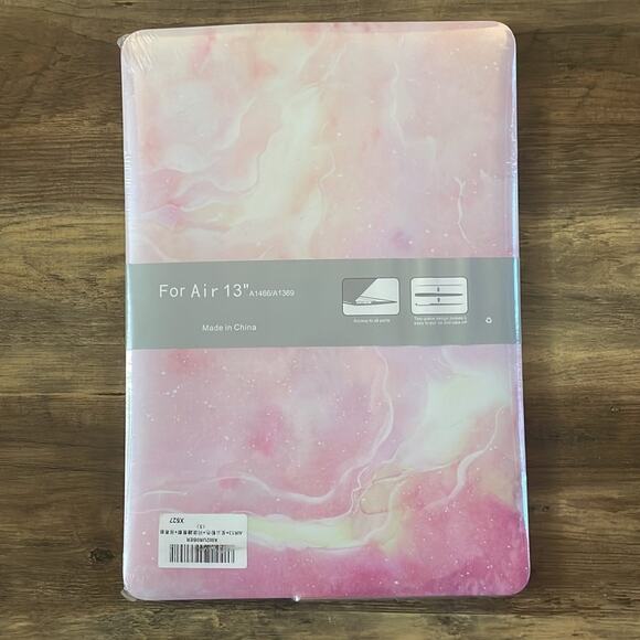 MacBook Air 13” 2010-2017 pink galaxy design hardshell case - Picture 1 of 3